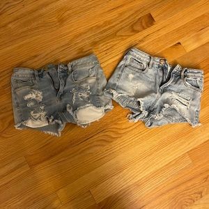 Womens size 2 jeans cutoff shorts
